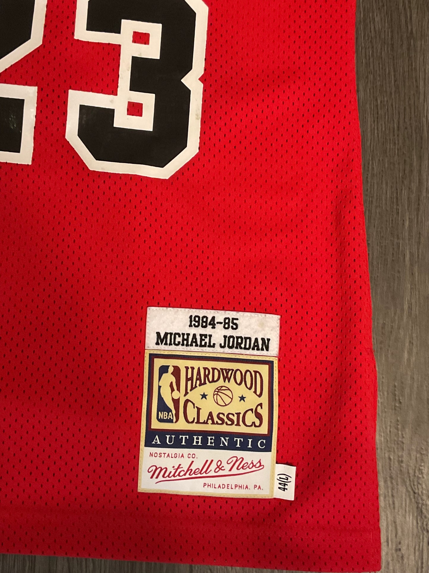 Michael Jordan 84/85 Chicago Bulls Mitchell and Ness Swingman Size Large