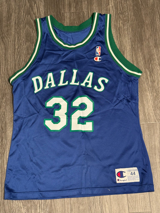 Jamal Mashburn Large (44) Dallas Mavericks Champion Jersey